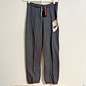 NEW Nike Rally Sweatpants Black Logo Waistband Sporty Cozy Pants Athlete Women S